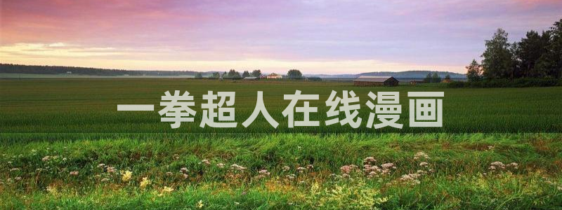 漫蛙漫画版免费入口：一拳超人在线漫画